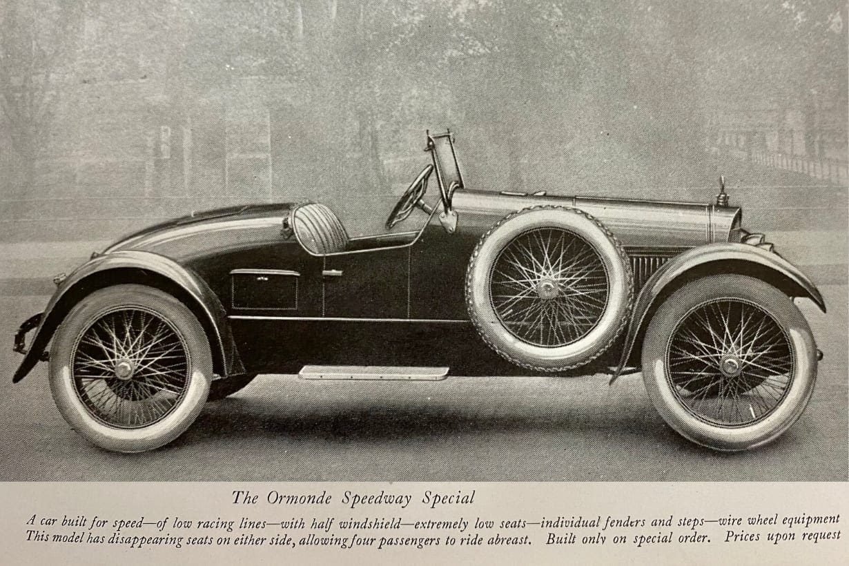 The Biddle Ormonde Speedway Special